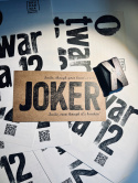 Kartka typograficzna inspirowana filmem „Joker”